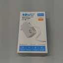 4 in 1 Retractable Wall Charger with Dual Cables, 40W Retractable Phone Charger Wall Plug with Dual USB Ports, 20W USB C Chargers Block Fast Charging for iPhone 17 16 15 14 13, LG, Galaxy S24 23, Pixel