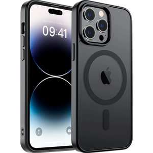 Magnetic for iPhone 14 Pro Max Case, 6.7'', Black, Pack Of 2