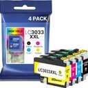 LC3033XXL Ink 4-Pack Replacement for Brother LC3033 Ink Cartridges BK/C/M/Y LC3033XXL LC3035 XXL High Yield for Brother MFC-J995DW MFC-J805DW MFC-J815DW MFC-J995DWXL MFC-J805DWXL MFC-J815DWXL Printer