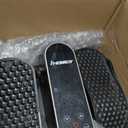 Under Desk Elliptical Machine, Electric Leg Exerciser for Seniors with 12 Adjustable Speeds, Auto & HR Modes, Portable Quiet Seated Pedal Exerciser with Remote Control