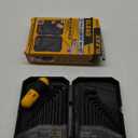 31-Piece Hex Key Set - Allen Wrench Set, SAE and Metric Allen Keys MM(0.7mm-10mm) SAE(0.028"-3/8) Heat-Treated, Torque Handle, High Leverage, Long & Short Keys, Easy Organization