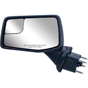 Driver Left Side Door Mirror Textured Back Cover Power Heated Glass Manual Folding without Clearance Light For Chevrolet Silverado 1500 from 2019 to 2024