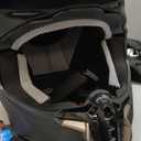 GX23 Dirt Bike/Motocross Helmet - Matte Black, Large - DOT Approved , Visor, Gloves