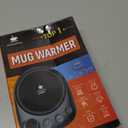 Coffee Mug Warmer - Fastest Heating & Highest Temperature, Coffee Cup Warmer for Desk Auto Shut Off, 4 Temp Settings & 1-12H Timer, Smart Electric Beverage Warmer for Coffee, Tea (Black)