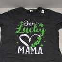One Lucky Mama St Patricks Day Irish Green Shamrock T-Shirt, XL