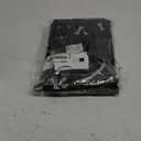 Pet Car Seat Cover, Waterproof Back Seat Protector with Paw Print Design, Black