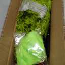 NEWISH Small Mini Christmas Tree, 2ft/24 inch Bendable Lime Green Artificial Mini Table Top Christmas Tree Decorations with Red Ball, Tree Skirt, 25 Pcs Tiny Kids DIY Xmas Tree Decor for Holiday Home