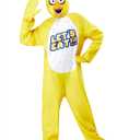 Rubies Five Nights at Freddy's Chica Costume Jumpsuit, Gloves, and Half-mask (Large)