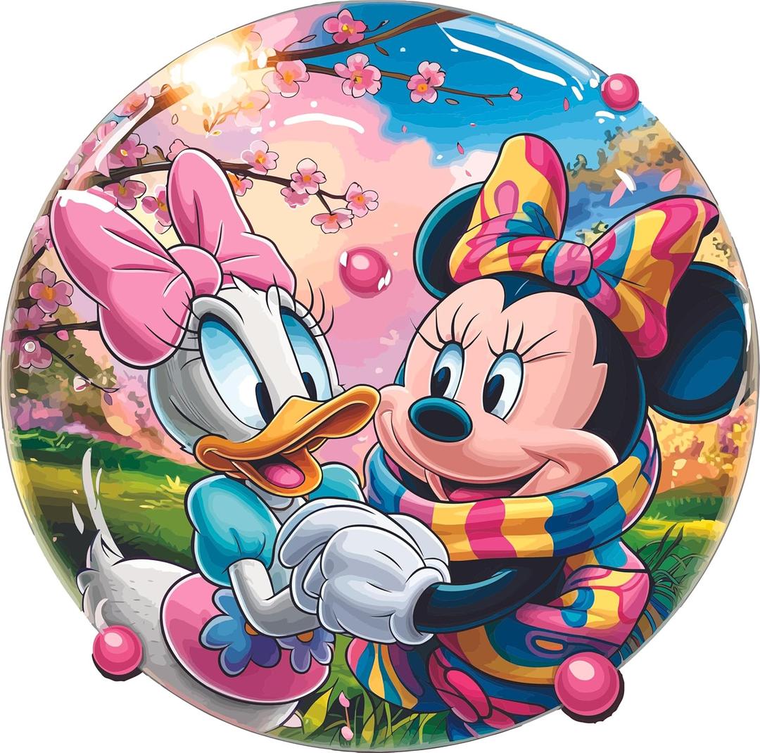 Duck and Mouse Cartoons TV Show Character Baby Nursery Design Babies Wall Decal Wall Dcor Vinyl Sticker Size: 28 x 28