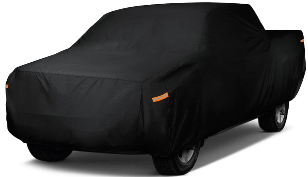 EzyShade 10Layer Truck Cover Waterproof All Weather. See Vehicle SizeChart for Accurate Fit. Full Outdoor Pickup Truck Covers for Silverado F150 RAM 1500. Sun Wind Rain. Size T4 (See SizeChart)