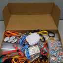 Wettarn 195 Pcs Dragon Themed Birthday Party Favors Gift for 18 People Include Cup with Lids Badges Mini Dragon Model Stickers Straw Bracelets Keychain Puffy Card for Goodie Bag Filler