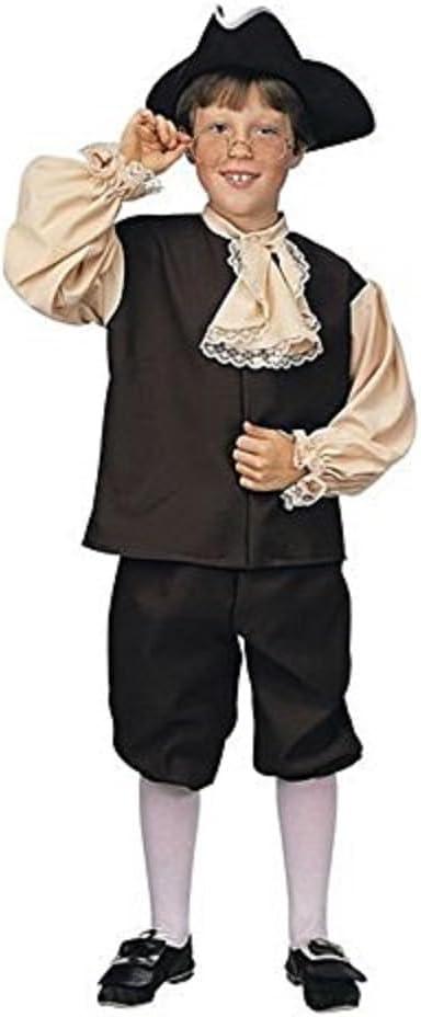 Rubies Colonial Boy Costume for Kids, Boy's Small