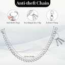 Wallet Chain Hip Hop Punk Pants Chain for Belt Jean Pocket Chains for Men & Women Goth Accessories with Double Buckle