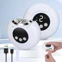 Electric Nail Clipper, 2 in 1 Cutting and Grinding Automatic Nail Clipper, 3 Speed Nail Trimmer with LED Light and Nail Chip Memory, Electric Nail Clipper for Babies, Children, Adults, Seniors