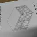 Lyromix 27'' Dog Crate Furniture with 3 Doors for Puppy Small Dogs
