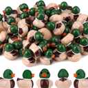 Mallard Resin Ducks, Unique Mini Mallard Resin Ducks Decor, Nature Birds Lovers Duck Hunting Decoration for Ducky Birthday Party Favor Gift (25 Pcs)
