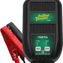 Battery Tender Plus 2 Bank Multibank Charger - 2.5 AMP (1.25 AMPs Per Bank) - Smart 12V Multi Battery Charger and Maintainer for Standard, AGM, and Lithium LiFePO4-022-0165-DL-WH