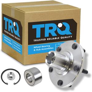 TRQ Front Wheel Bearing and Hub Assembly Kit 2 Piece Includes Axle Nut Compatible with 92-03 Lexus ES300 99-03 RX300 Front Wheel Drive 95-04 Toyota Avalon 92-03 Camry V6 3.0L 98-03 Sienna