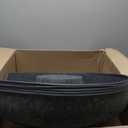 Large Cat Tunnel Bed for Indoor Cats with 3 Toys, Scratch Resistant Donut Cat Bed, Up to 30 Lbs (L 24x24x11, Dark Grey)