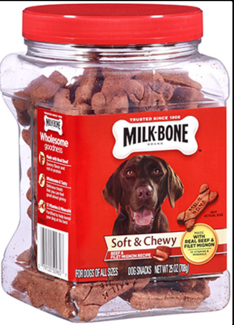 Dog Treats, Soft Beef & Filet Mignon, 22.5-oz., Best By July 6, 2026
