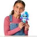 Magic Mixies Magic Genie Lamp with Interactive 8" Blue Plush Toy and 60+ Sounds & Reactions. Unlock a Magic Ring and Reveal a Blue Genie from The Real Misting Lamp. Gifts for Kids, Ages 5+