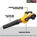 DEWALT FLEXVOLT 60V MAX* Blower, 125 MPH, 600 CFM (DCBL772X1)