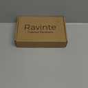 Ravinte 10 Pack 5 Inch Square Cabinet Handles, Brushed Brass Finish, Stainless Steel Kitchen Hardware Pulls with 5" (128mm) Hole Center for Cabinets, Gold