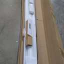 SMARTSTANDARD 72"/6FT Bypass Sliding Door Hardware Kit for Cabinet Closet, Aluminum Alloy Door Hardware with Finger Pull, for 2 Door System, Smoothly and Quietly, Fit 36.5" Wide Door Panel, No Door