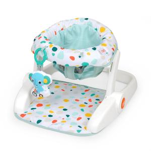 Bright Starts Terazzo Neutral 2 Position Baby Floor Seat Foldable Unisex Multi-Coloured