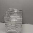 ClearSpace Clear Plastic Storage Bins XL 6 Pack Perfect Kitchen or Pantry Organization Fridge Organizer and Storage Bins, Cabinet Organizers