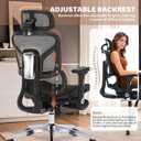 High Back Mesh Ergonomic Office Chair, Heavy Duty Computer Desk Chair, Oversized
