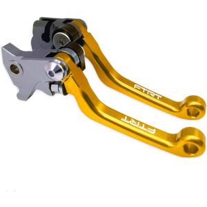 Pivot Dirt Bike Brake Clutch Levers Compatible with DR200S 2015-2019; DR250R 1996-2000; DRZ400 DRZ400S DRZ400SM 2000-2022; DJEBEL250XC 1998-2007, Gold