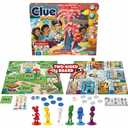Hasbro Gaming Clue Junior Board Game | 2-Sided Gameboard, 2 Games in 1 | 2 to 6 Players | Mystery Games for Kids | Back to School Gifts | Classroom Preschool Games | Ages 4+, compact, medium-small