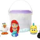 Disney Store Girl's Bath Set (Little Mermaid) - Kids Bath Accessories with Beloved Disney Characters - Colorful and Fun Bath Time Essentials for Kids - Suitable for All Ages