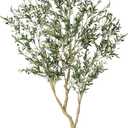 LYERSE Olive Trees Artificial Indoor - Faux Olive Tree 7ft with Large Olive Branches and Lifelike Fruits - Fake Olive Tree for Modern Home Office House Living Room Decor