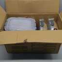 VERONES 10 Pack Glass Meal Prep Containers, Airtight Glass Lunch Containers, Stackable Glass Food Storage Containers Set with Lids,Exclusive of BPA,for Microwave, Oven, Freezer & Dishwasher,Grey