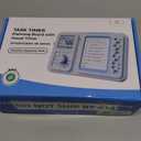 3-in-1 Visual Timer & ADHD Tool for Kids|Adults, Task Timer with Chore Chart Board, Visual Schedule for Kids with Autism, Daily Checklist for Home, School, Classroom, Desk (Pink)