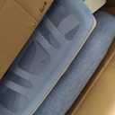 NEO CHAIR Office Desk Computer Chair Ergonomic Mesh Gaming Cushion Seat with Comfy Lumbar Mid Back Support Adjustable Height Swivel Rolling Wheels for Home Task (Sky Blue)