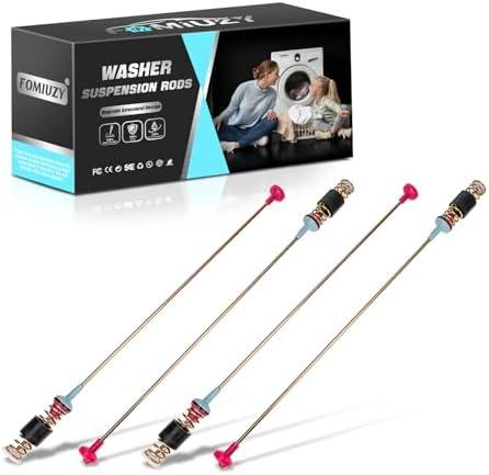 FOMIUZY Washer Machine Suspension Rods DC97-16350U DC97-16350T Fit For Samsung Vrt WA50R5200AW/US WA50R5400AV/US WA45T3200AW/A4 WA45N3050AW/A4 WA50R5400AW/US WA45H7200AW/A2 WA45T3400AW DC97-05280W