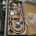 KRAUS Oletto Tall Modern Single-Handle Touch Kitchen Sink Faucet with Pull Down Sprayer in Spot Free Stainless Steel, KTF-3101SFS