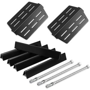 Genesis E-310 Replacement Grill Parts for Weber Genesis Replacement Part E-330 S-330 EP-330 S-310 EP-310 300 Series Flavorizer Bars Heat Deflector Burner Part 7620 7621 Flavor Bars 65505 62752 Burners