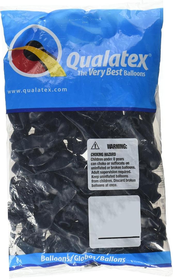 Qualatex 43555 Emerald Green Latex Balloons, 5", Emerald Green, Pack of 100