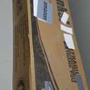 Shintenchi Over The Toilet Storage Cabinet, Bathroom Shelf Organizer with Anti-Tip Device Small Freestanding Space Saver with Adjustable ShelfBlack (Wood Door)