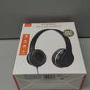 GPX IAH57B Wired Headphones Padded 3-d Accs Swivel Earcups/adjustable Headband