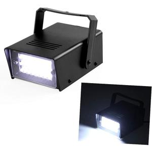 Mini White Strobe Stage Light with Super Bright 24 LEDs Adjustable Speed Flash Party Lighting Dance Lights Best for Home Room Parties Kids Birthday Halloween Christmas Wedding Show Club Pub