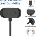 Wanme Charger for Amazfit Bip 5/3 / 3 Pro/U,GTS 4 Mini / 2 / 2e, GTR 2 / Mini / 2e, T-Rex Pro, Active, Replacement Charging Cable Cord Smart Watch Accessories (USB/1.6ft+USB-C/3.3ft)