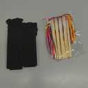 Blulu 100 Pieces 20 Styles Valentines Animal Scratch Art Bookmarks for Kids Scratch DIY Bookmark Crafts with 100 Pcs Ropes 20 Pcs Wood Stylus for Boys Girls Students Classroom