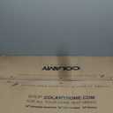 COLAMY Counter Height Bar Stools Set of 2, Kitchen Bar Stools with Back, Mid Century Modern Upholstered, with Wood Legs for Kitchen Island Dining Room, Beige