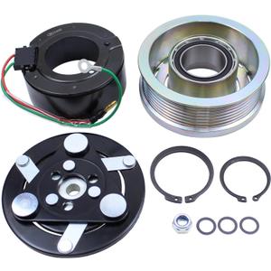 ApplianPar AC Compressor Clutch Assembly Kit for Honda Civic 1.8L 4 Cyl 2006-2011