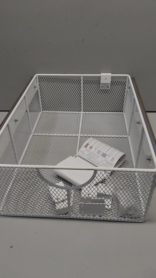 Pull Out Closet Drawer for Clothes | Sliding Wire Basket for Wardrobe Cabinets | Roll Out Storage Organizer | Side Mounting | for Home, Kitchen,Pantry